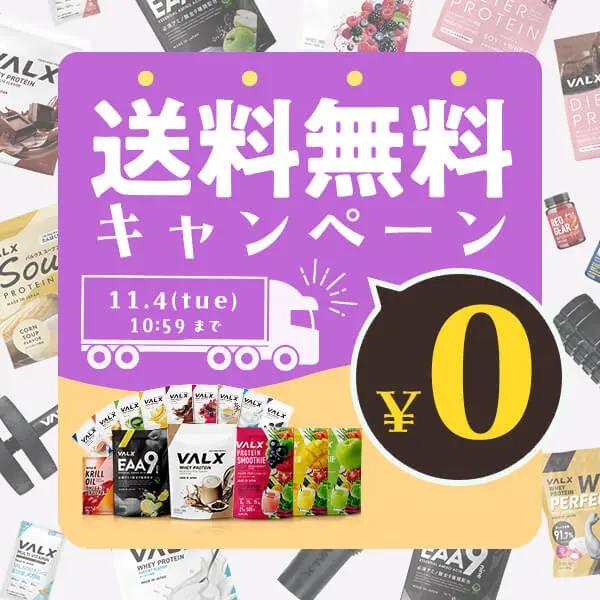 VALX 送料無料キャンペーン