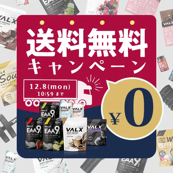 VALX 送料無料キャンペーン