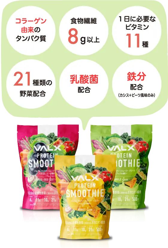 プロテインスムージー特徴