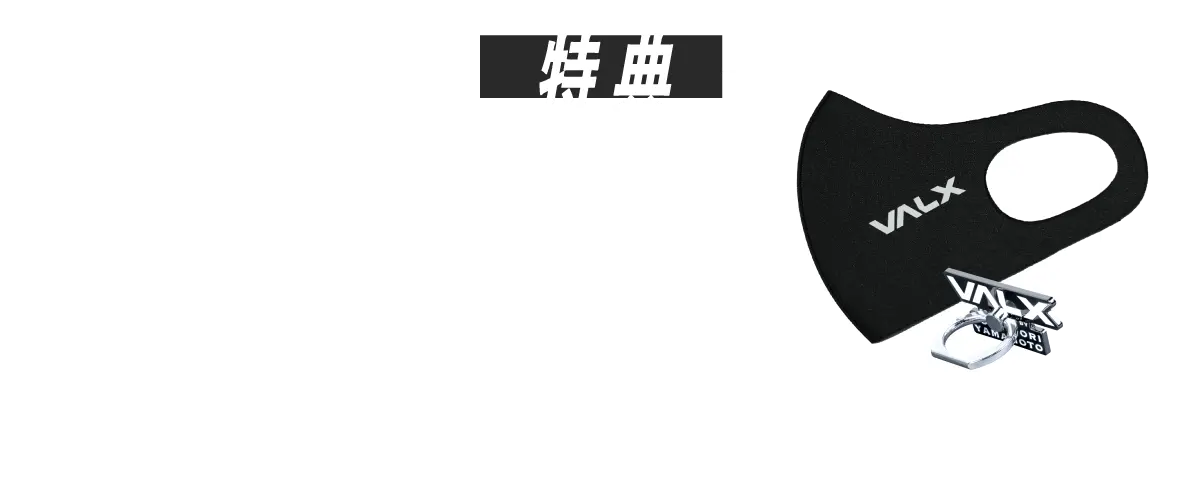 特典 VALXオリジナルマスク、VALXスマートフォンリング