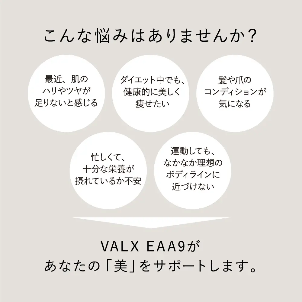 VALX EAA9があなたの「美」をサポートします