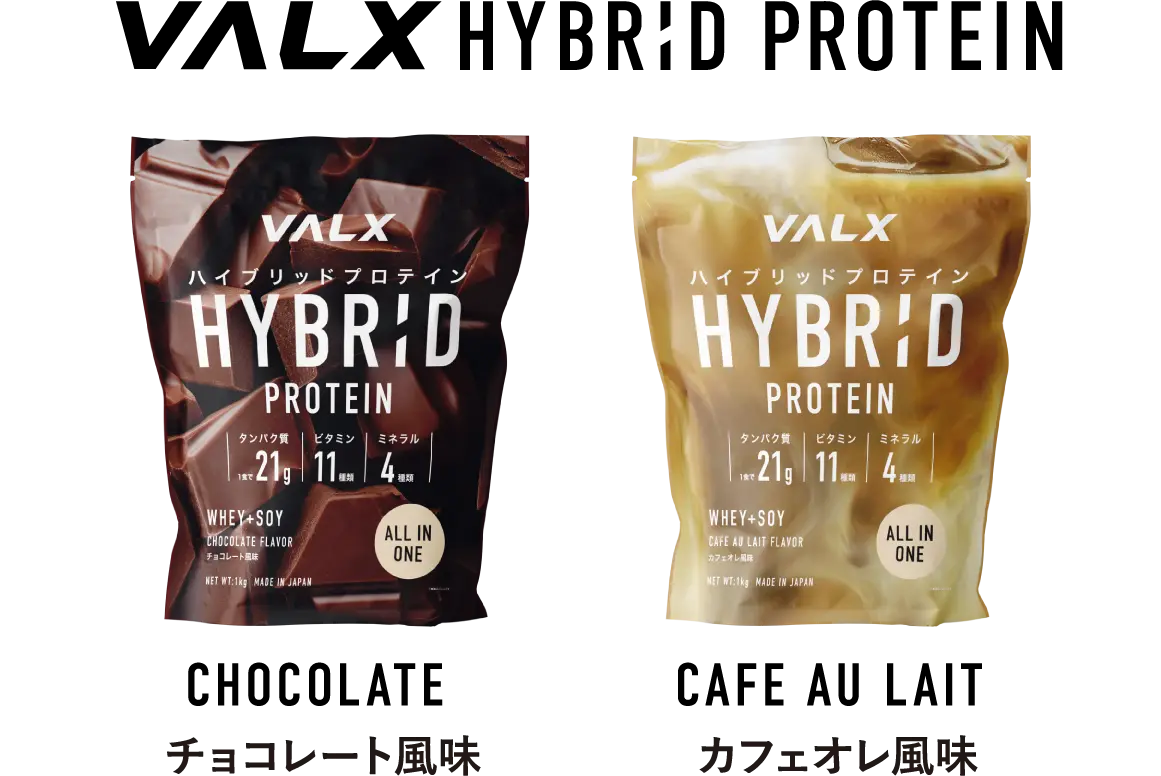 VALX HYBRID PROTEIN チョコレート風味/カフェオレ風味