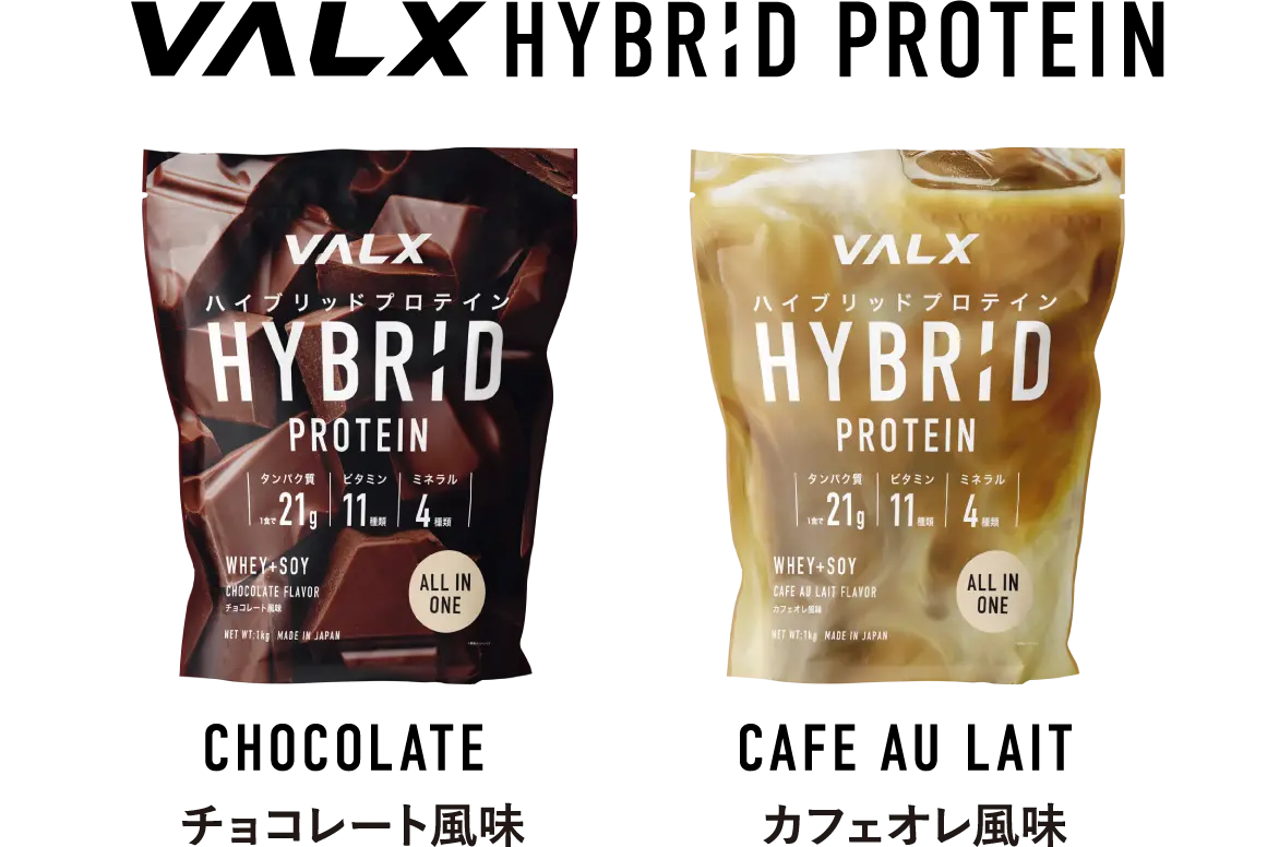 VALX HYBRID PROTEIN チョコレート風味/カフェオレ風味