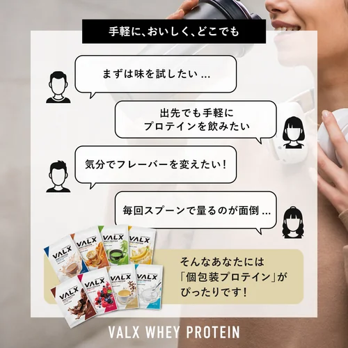 ホエイプロテイン(WPC)個包装お試しセット | プロテイン・サプリ