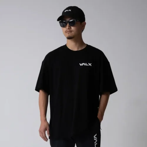 オーバーサイズコットンストレッチTシャツ（BK） | プロテイン・サプリ