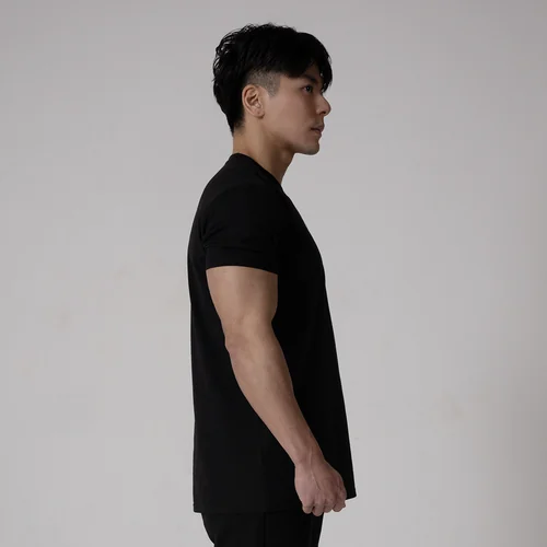 公式限定】Vanquish Fitnessコラボ スリムフィットTシャツ（BK