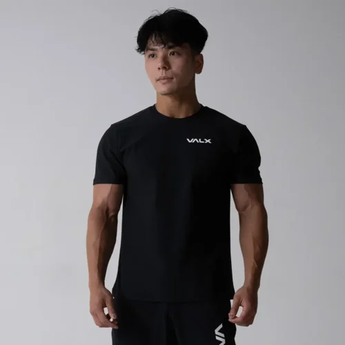 レギュラーフィットテックTシャツ（BK）