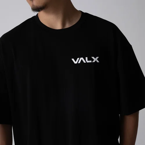 オーバーサイズコットンストレッチTシャツ（BK） | プロテイン・サプリ