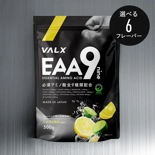 トレーニング用品 VALX EAA9 EAA9 500g | プロテイン・サプリ（クレアチン、EAA）ならVALX（バルクス）